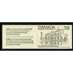 1982 50c Provincial Legislature Buildings. Set of 10 booklets SB89.