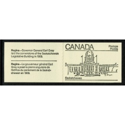 1982 50c Provincial Legislature Buildings. Set of 10 booklets SB89.