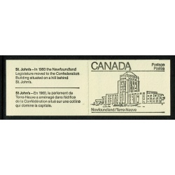 1982 50c Provincial Legislature Buildings. Set of 10 booklets SB89.