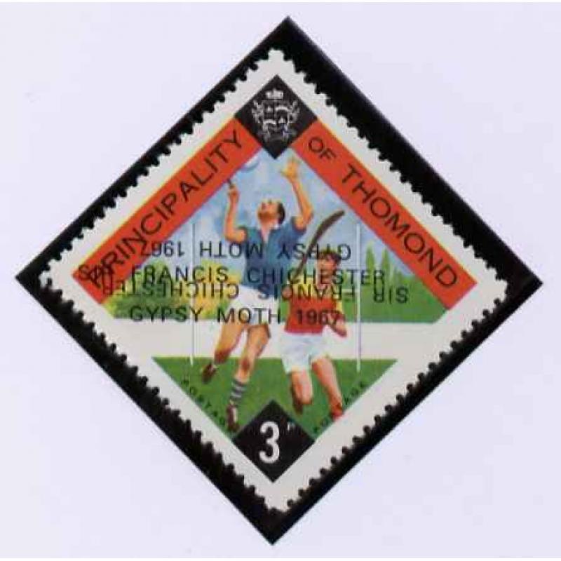 Thomond 1967 HURLING with SIR FRANCIS CHICHESTER OPT DOUBLED, one INVERTED mnh