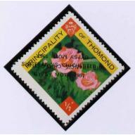 Thomond 1967 ROSES with SIR FRANCIS CHICHESTER OPT DOUBLED, one INVERTED mnh