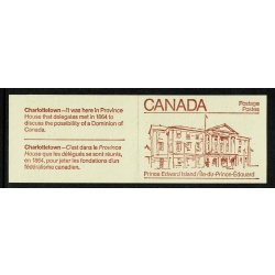 1983 50c Provincial Legislature Buildings. Set of 10 booklets. Indian red on cream covers. SB91