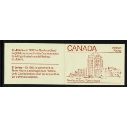 1983 50c Provincial Legislature Buildings. Set of 10 booklets SB91