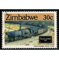 Zimbabwe. 1985 Steam Safaris Locomotives 30c. Fine Used. SG 656