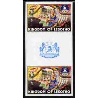 Lesotho 1984 OLYMPICS IMPERF PROOF pair mnh