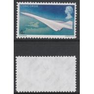 Great Britain 1969 CONCORDE - YELLOW-ORANGE  OMITTED - Maryland Forgery