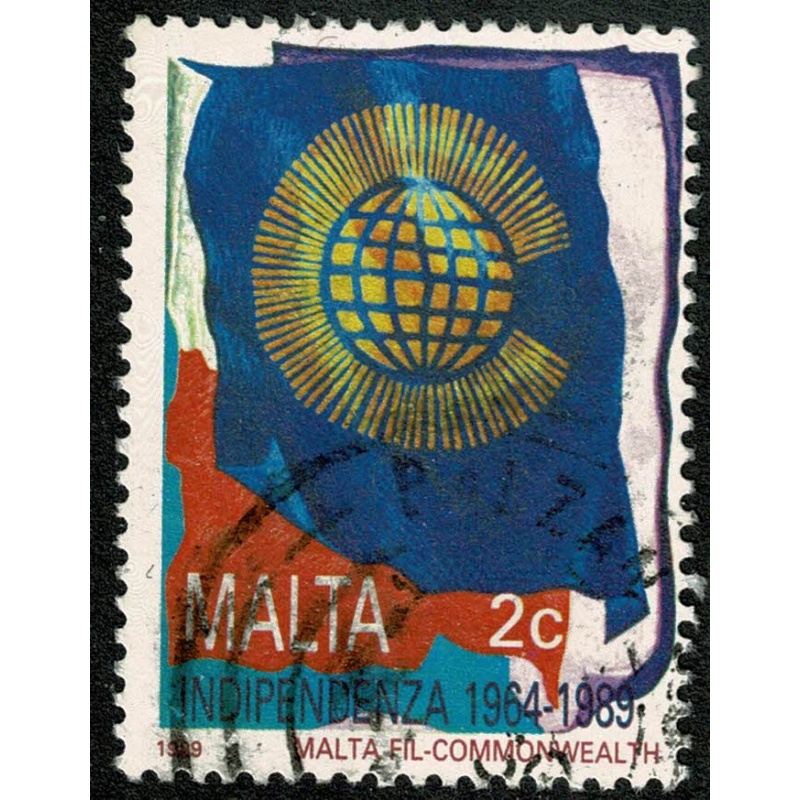 Malta. 1989 25th Anniversary of Independence. 2c Fine used. SG 842