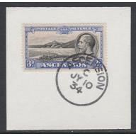 Ascension 1934 KG5 PICTORIAL LONG BEACH 3d with MADAME JOSEPH FORGED CANCEL