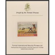 Lesotho 1982 75th ANNIV SCOUTING 40s  on FORMAT INTERNATIONAL PROOF CARD