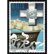 Malta. 1992 50th Anniv. Award of George Cross 50c. Fine Used. SG 923