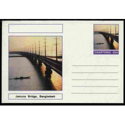 Fantasy (Chartonia) - JAMUNA BRIDGE - Postal stationery card