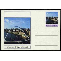 Fantasy (Chartonia) - MILLENNIUM BRIDGE - Postal stationery card