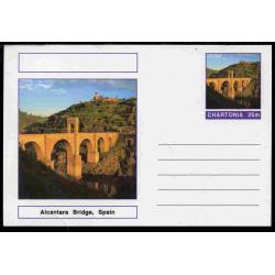 Fantasy (Chartonia) - ALCANTARA  BRIDGE - Postal stationery card