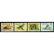 Zimbabwe. 1995 Insects. Set of 4 values. Unmounted Mint. SG 904-907