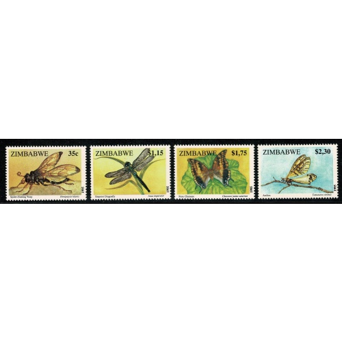Zimbabwe. 1995 Insects. Set of 4 values. Unmounted Mint. SG 904-907