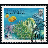 Tuvalu. 1998 Coral Reef Life 30c. Used single. SG 823