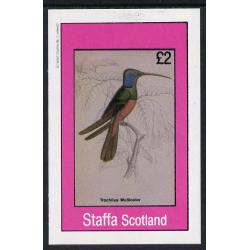 Staffa 1982 HUMMING BIRDS imperf deluxe sheet mnh