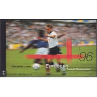 1996 DX18 / DB5(18) European Football Championship 96 Prestige Stamp Book - NEW