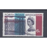 1964 FORTH RD BRIDGE 6d RED COLOUR SHIFT