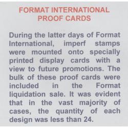 Nauru 1976 STAMP ANNIVERSARIES on FORMAT INT PROOF CARD