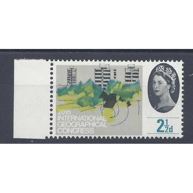 1964 GEOGRAPHICAL 2.5d GREY  & YELLOW COLOUR SHIFT