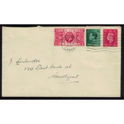 GB 1937 Multiple Monarchs on Plain Cover Southport cancellation (MM8)