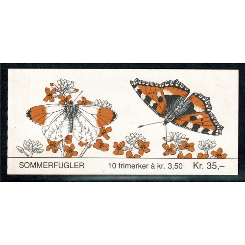 Norway. 1993 Butterflies 35Kr booklet. SG SB89.
