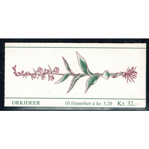 Norway. 1990 Orchids 32Kr booklet. SG SB84.