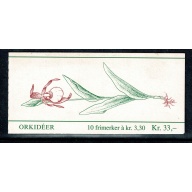 Norway. 1992 Orchids 33Kr booklet. SG SB87.