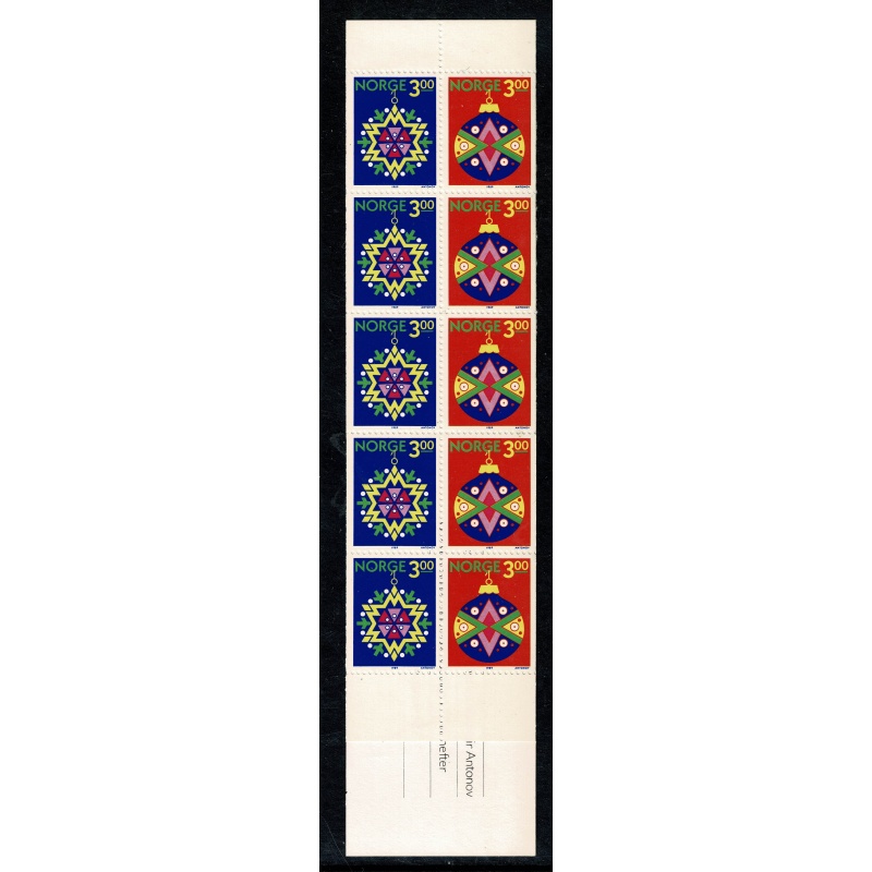 Norway. 1989 Christmas 30Kr booklet. SG SB83.