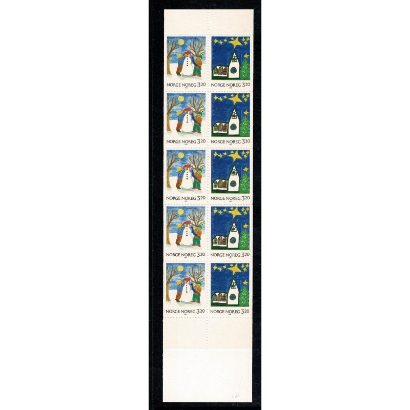 Norway. 1990 Christmas 32Kr booklet. SG SB85.