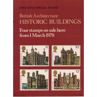 1978 British Architecture Historic Buildings Post Office A4 Wall Poster (POP 11)