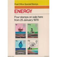 1978 Energy  Post Office A4 Wall Poster (POP 12)