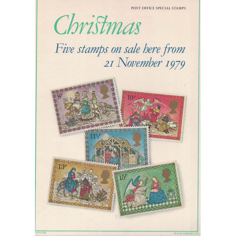 1979 Christmas  Post Office A4 Wall Poster (POP 19)