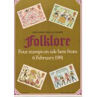 1981 British Folklore Post Office A4 Wall Poster (POP 26)