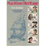 1982 Maritime Heritage Post Office A4 Wall Poster (POP 34)