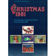 1981 Christmas Post Office A4 Wall Poster (POP 39)