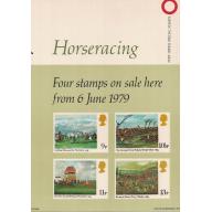1979 Horseracing  Post Office A4 Wall Poster (POP 4)