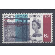 1964 FORTH RD BRIDGE 6d BLUE COLOUR SHIFT