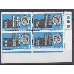 1966 WESTMINSTER ABBEY 3d PERFORATION SHIFT