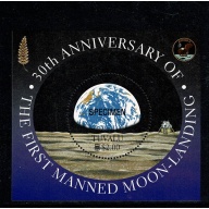 Tuvalu. 1999 30th Aniversary Moon Landing. Miniature Sheet. SG MS845. SPECIMEN overprint