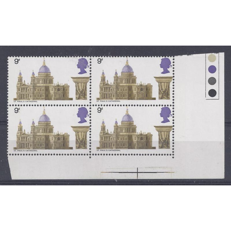 1969 CATHEDRALS 9d PERFORATION SHIFT