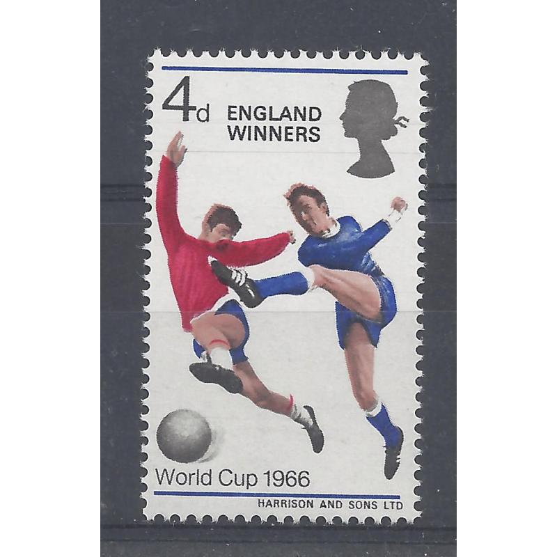 1966 WORLD CUP WINNERS 4d RED COLOUR SHIFT & DOCTOR BLADE